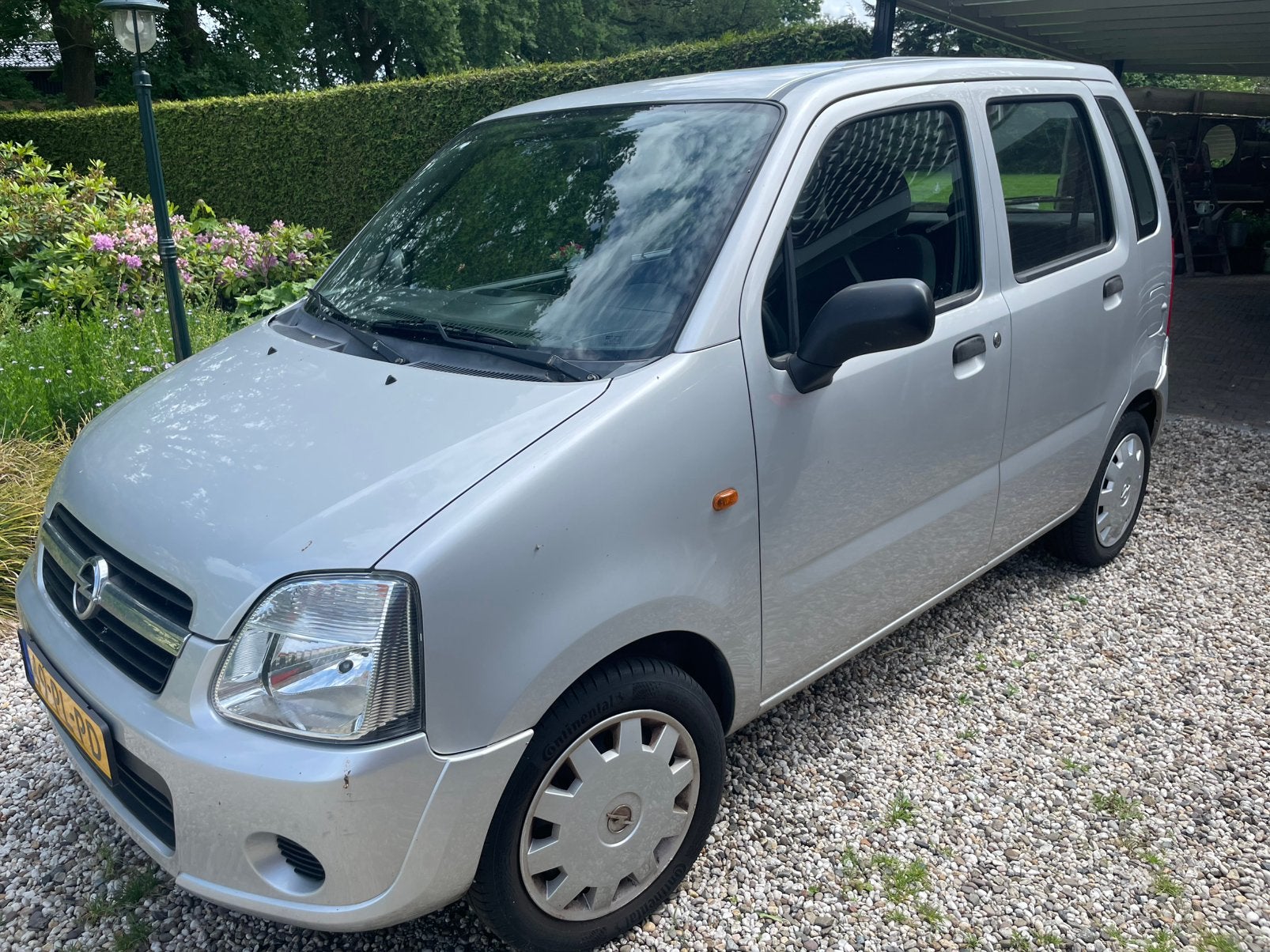 Opel Agila 1.0 2004 Grijs, Auto's, Voorwielaandrijving, 31 €/maand, Origineel Nederlands, Handgeschakeld