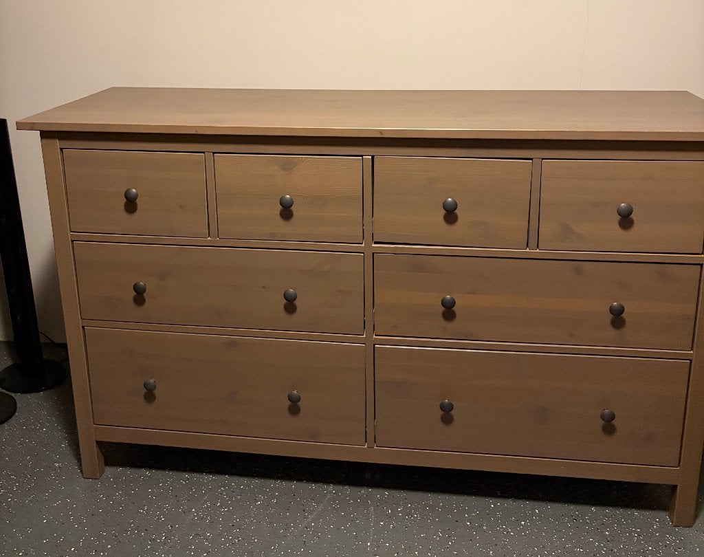 IKEA HEMNES ladekast + 2 nachtkastjes grijs, Ophalen, 70 cm of meer, Hout, 65 cm of meer