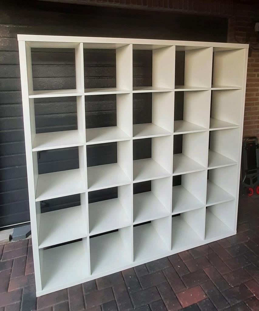 Ikea kallax Vakkenkast 5x5, Huis en Inrichting, Kasten | Boekenkasten, Ophalen, Zo goed als nieuw