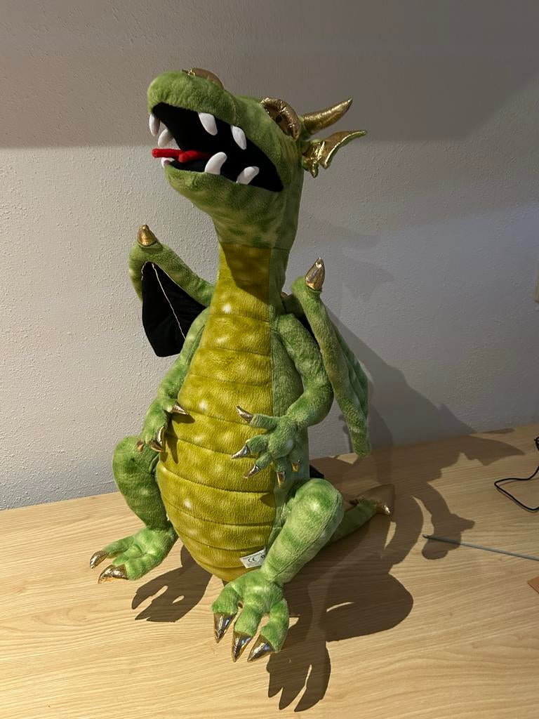 The Puppet Company Groene Draak handpop, Overige merken, Overige typen, Ophalen of Verzenden, Met label