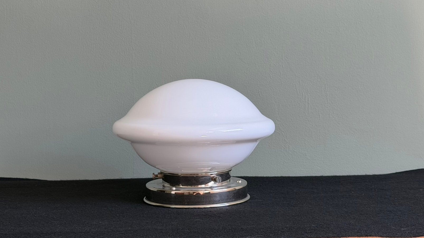 Art deco tafellamp plafondlamp wandlamp Gispen Giso, Glas, Zo goed als nieuw, Plafondlamp, Art deco