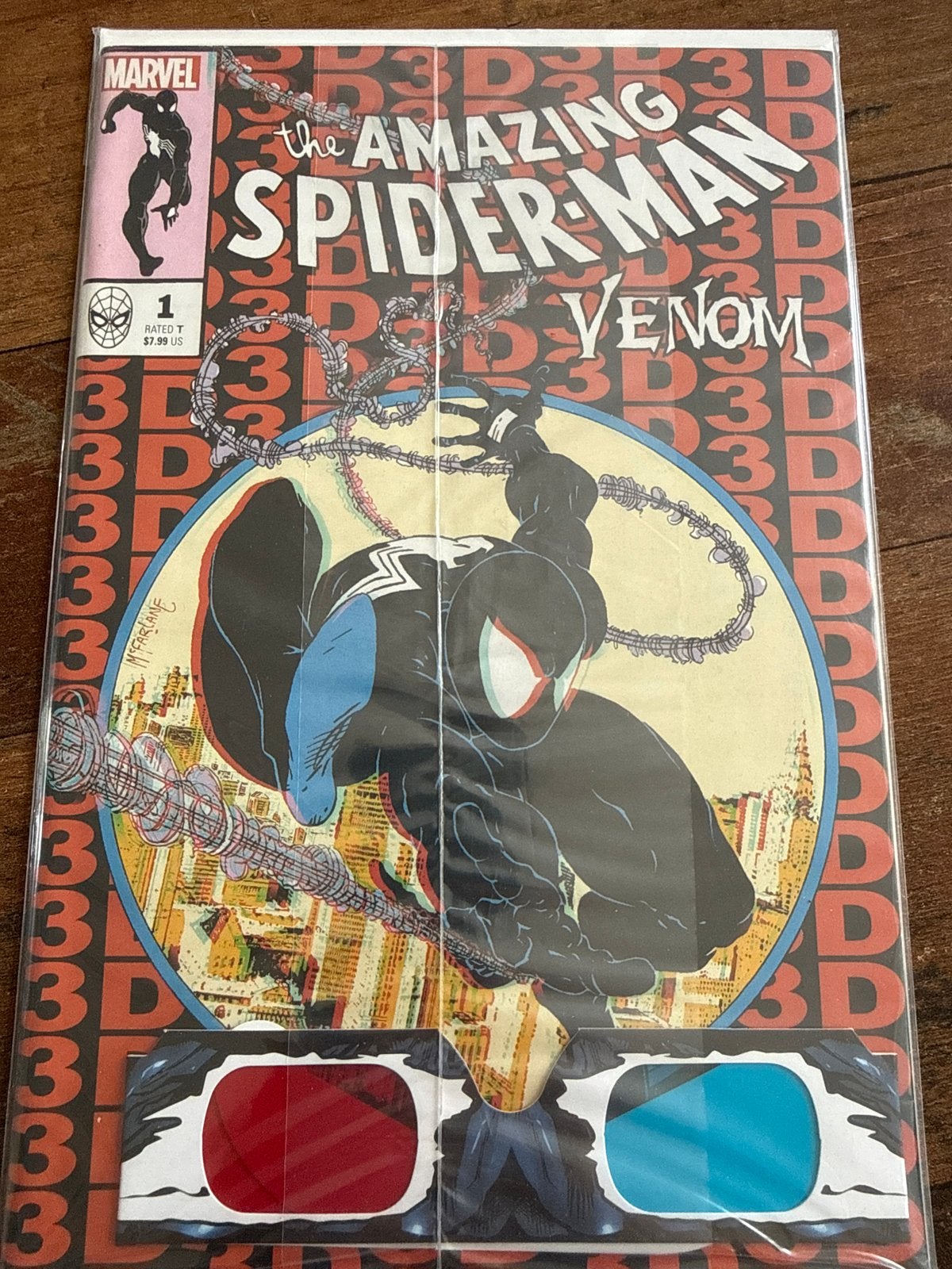 The Amazing Spider-Man Venom 3D Comic Boek #1, Boeken, Strips | Comics, Eén comic, Ophalen of Verzenden, Nieuw, Amerika