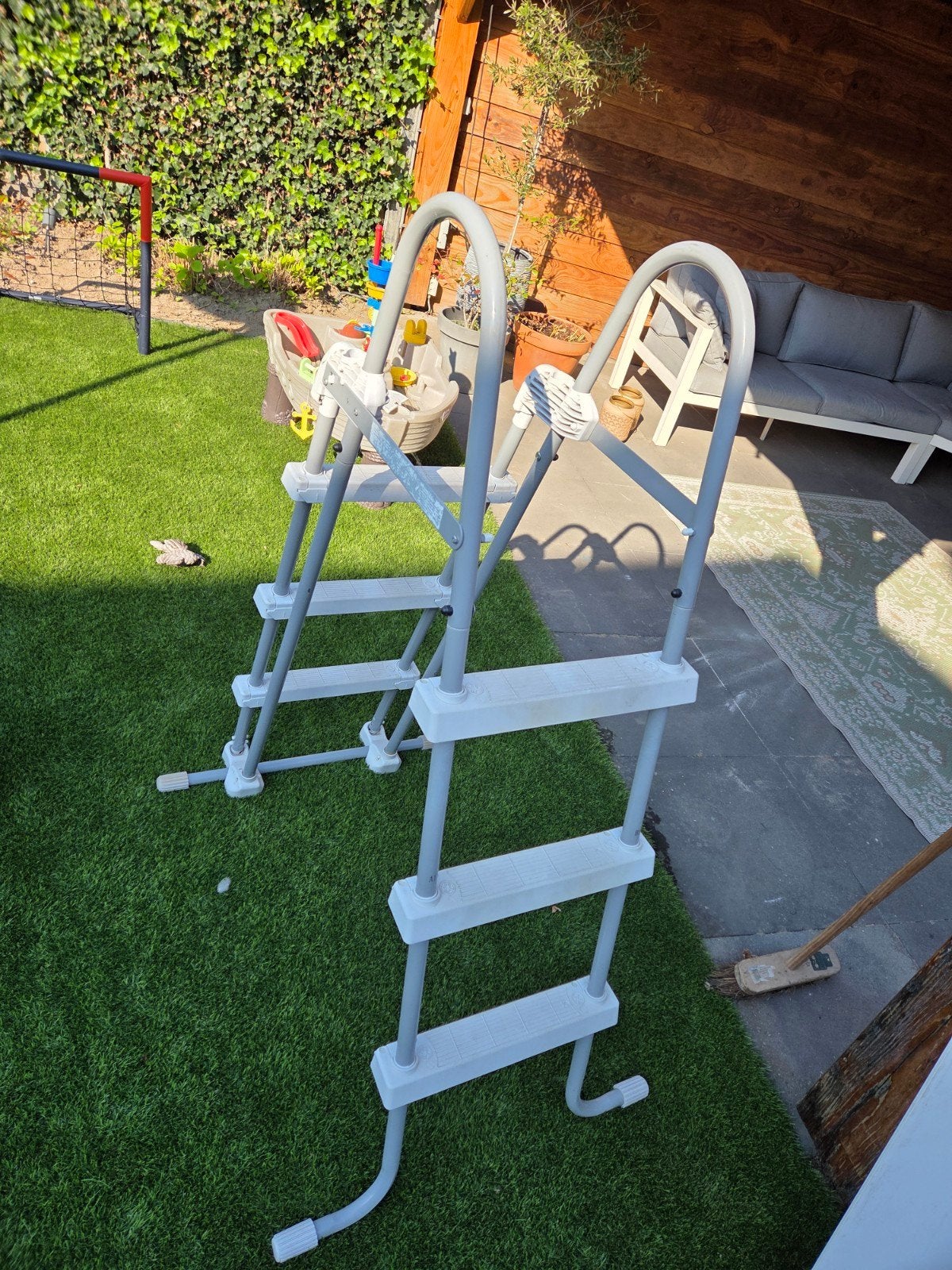 Zwembad trap - Stevige en veilige zwembadtrap, Tuin en Terras, Ophalen, Gebruikt, Ladder