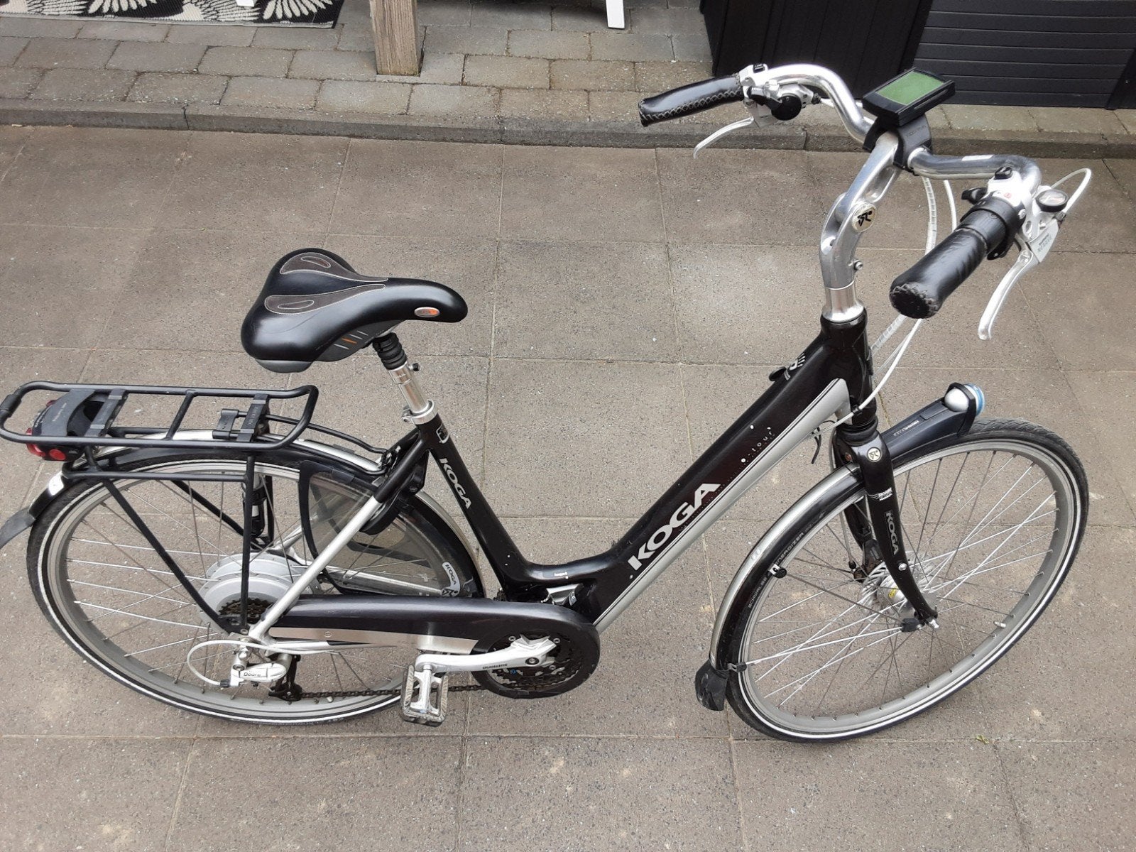 Koga E-Tour elektrische fiets - accu stuk, Fietsen en Brommers, Fietsen | Dames | Damesfietsen, 53 tot 56 cm, Velgrem, Versnellingen