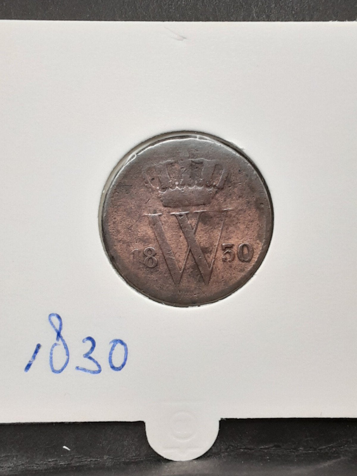 1 cent 1830 koning Willem I, Postzegels en Munten, Verzenden, Koning Willem I, 1 cent, Losse munt