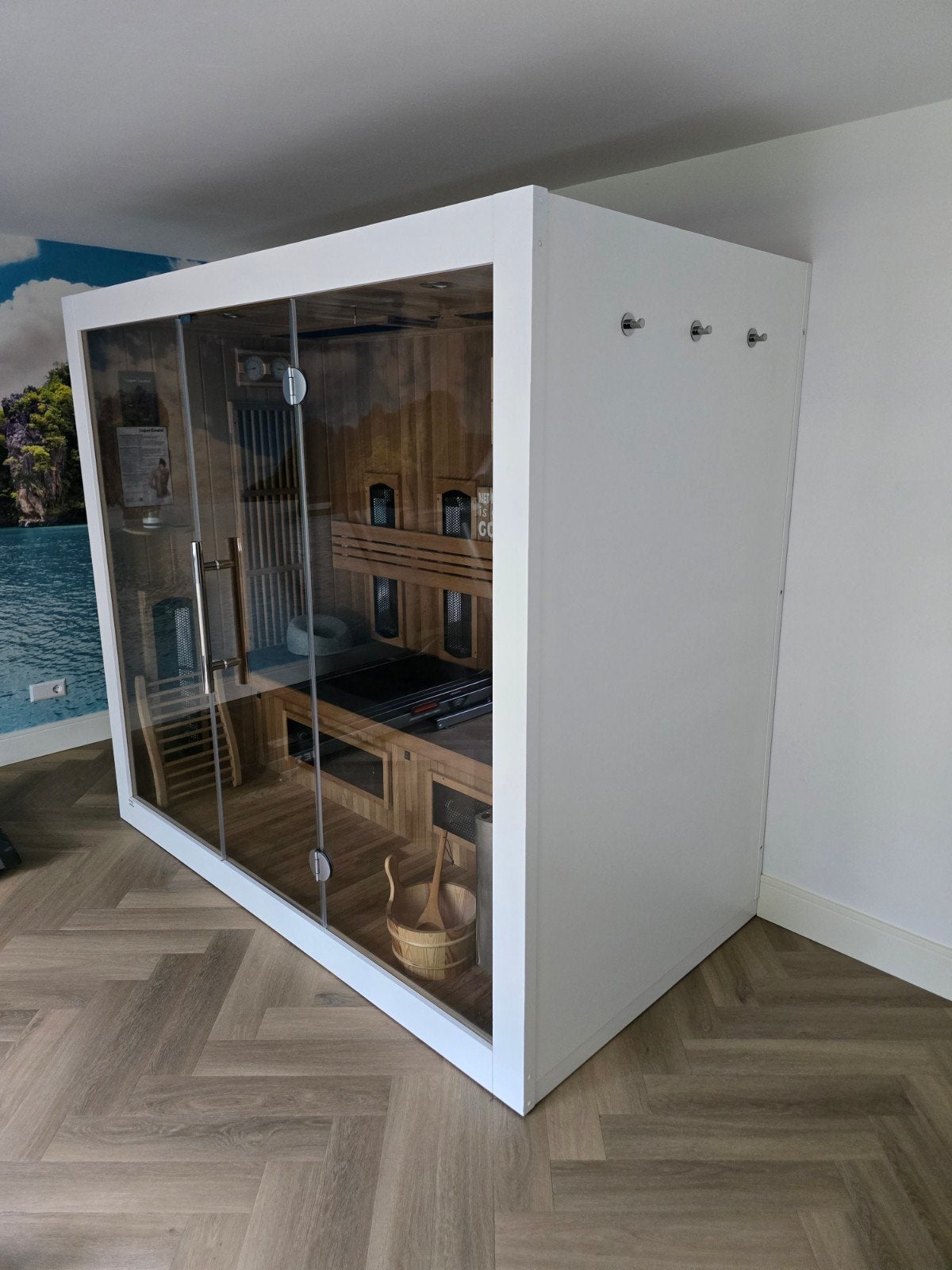 Combi Sauna 210 Valero, Sport en Fitness, Sauna, Ophalen of Verzenden, Zo goed als nieuw