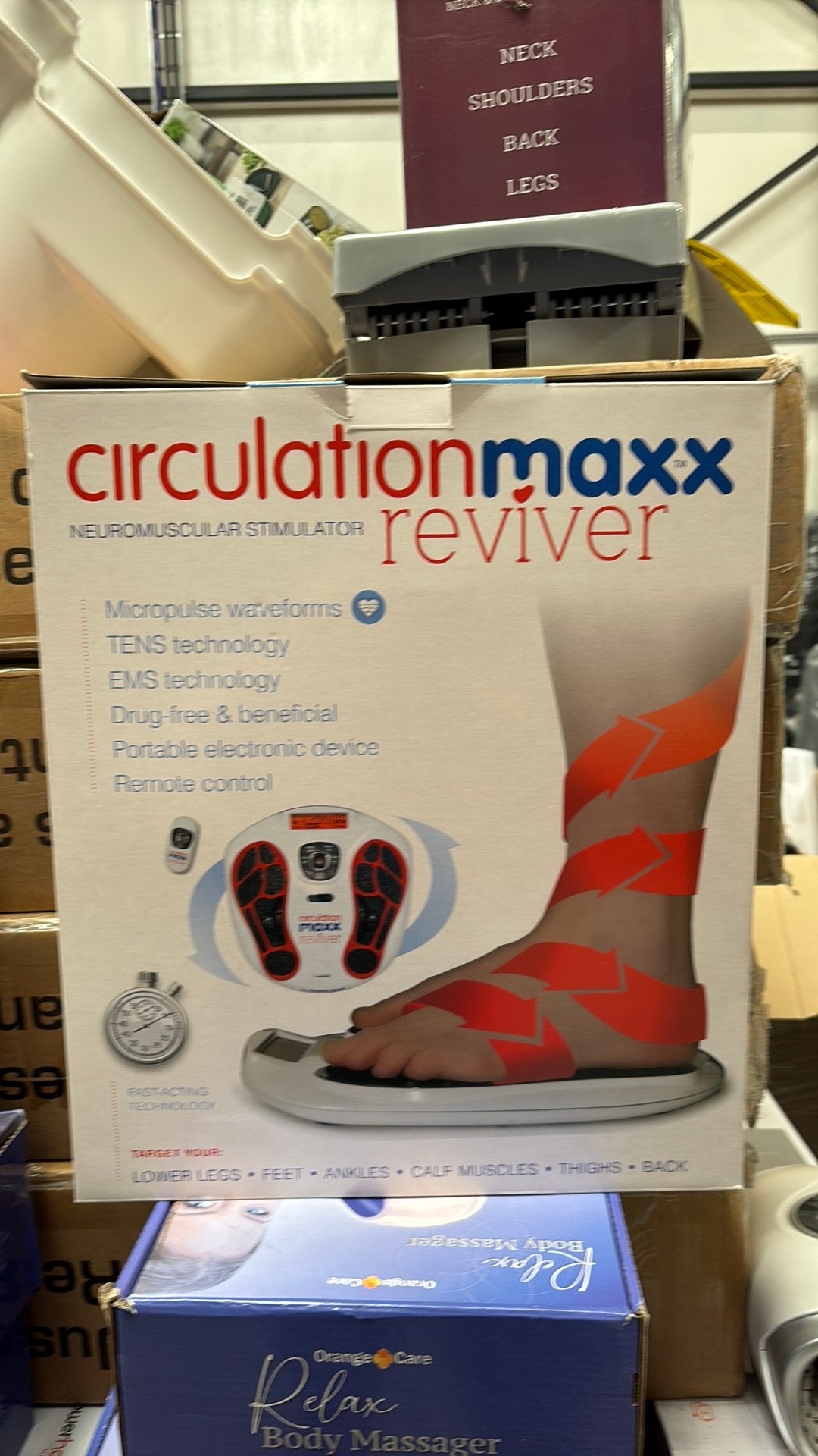 Bloedcirculatieapparaat circulation maxx reviver ems, Ophalen of Verzenden, Zo goed als nieuw, Nvt, Nvt