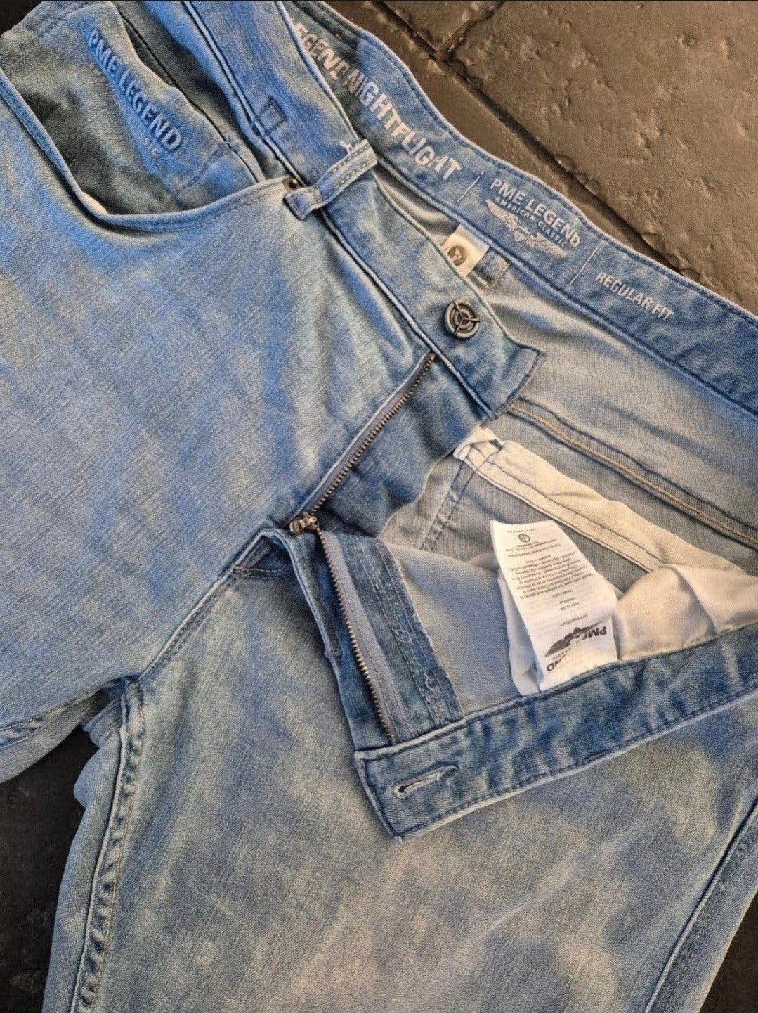 Pme Legend jeans spijkerbroek Nightflight Maat 38/32, W36 - W38 (confectie 52/54), ., Zo goed als nieuw, PME Legend