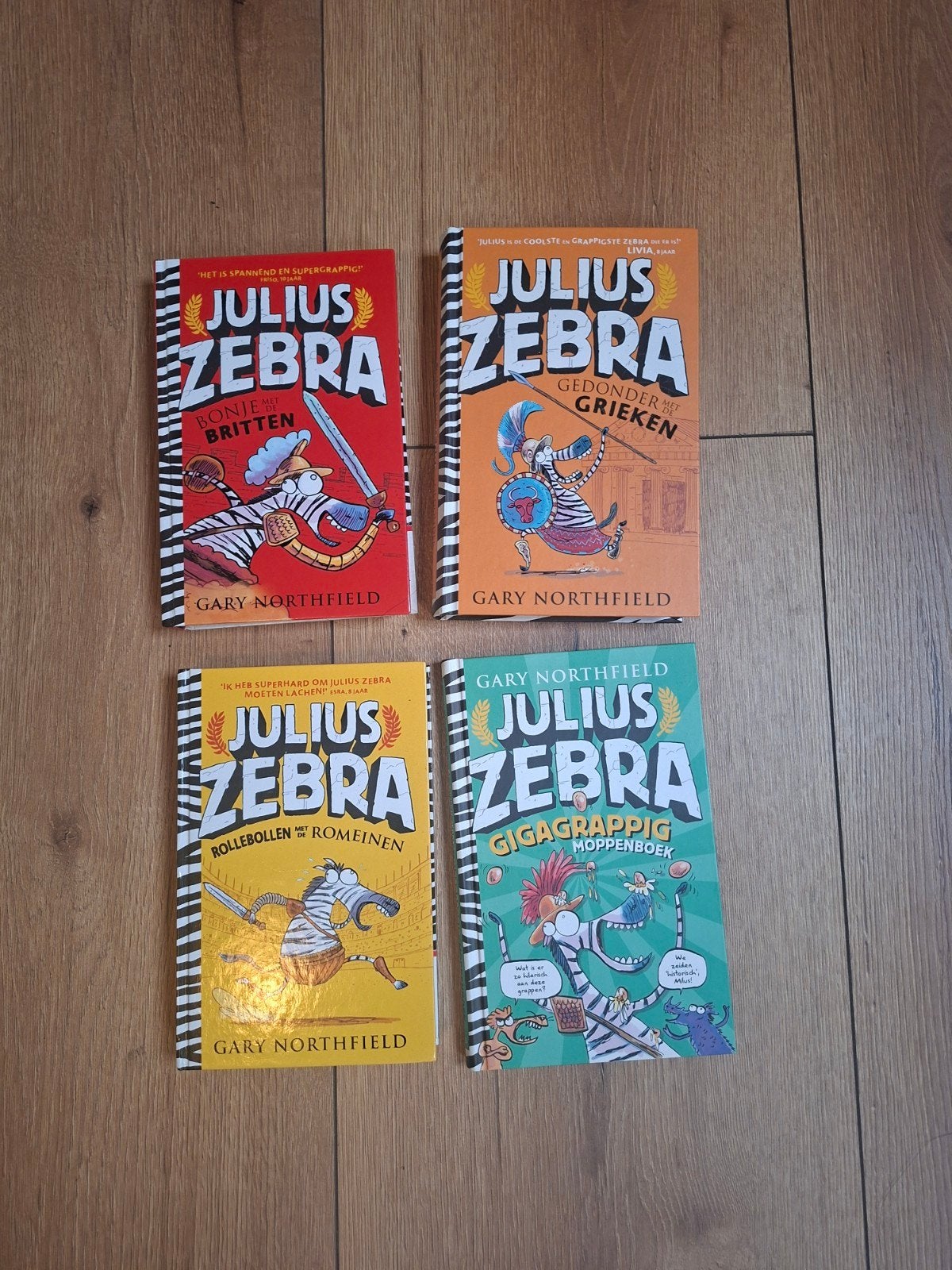 Julius Zebra boeken - 4-delige set, Ophalen of Verzenden, Zo goed als nieuw, Gary Northfield, Fictie