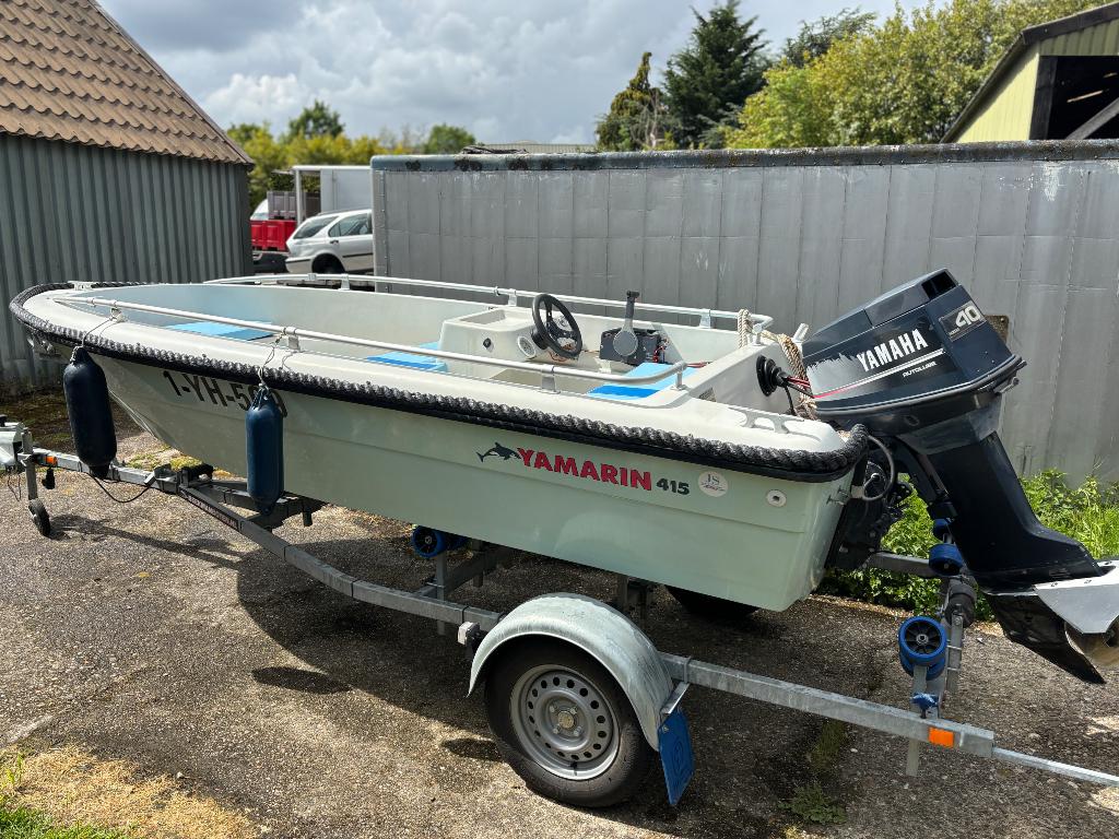 Yamarin 415 console boot / sloep met 40 pk motor en trailer, Watersport en Boten, Consoleboot, Gebruikt, 4 m, 40 pk