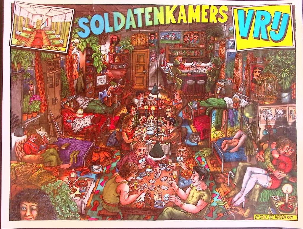 Poster soldatenkamers, Ophalen, Gebruikt, A1 t/m A3