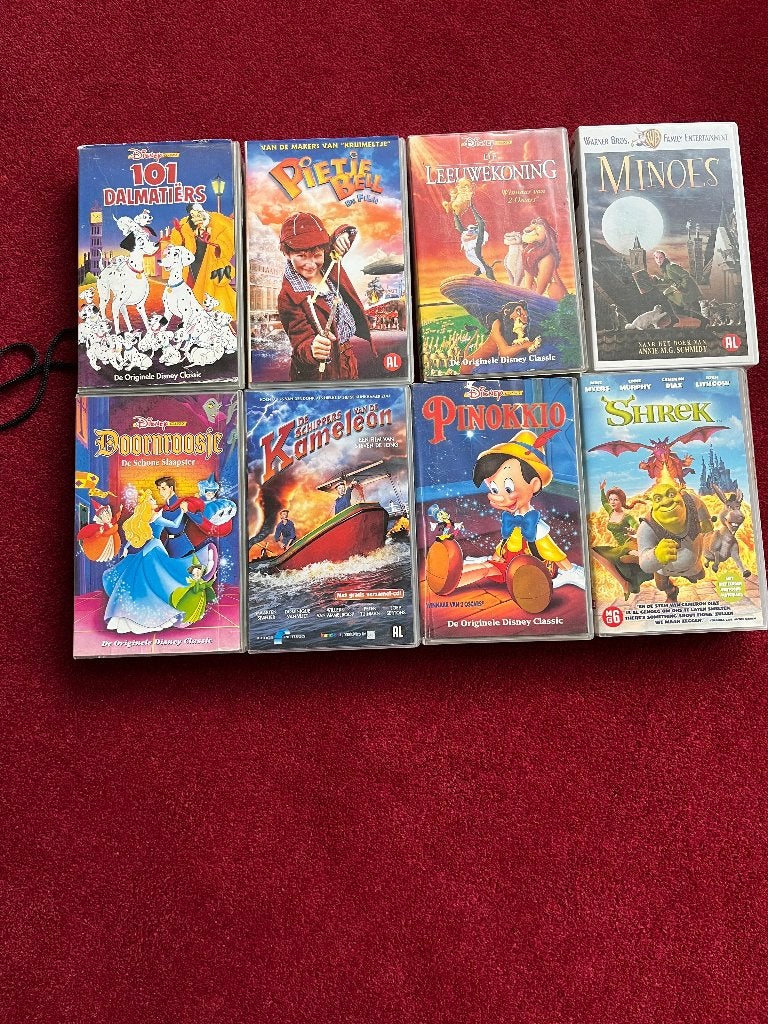 Videobanden Disney, Cd's en Dvd's, Gebruikt, Alle leeftijden, Kinderprogramma of -film, VHS