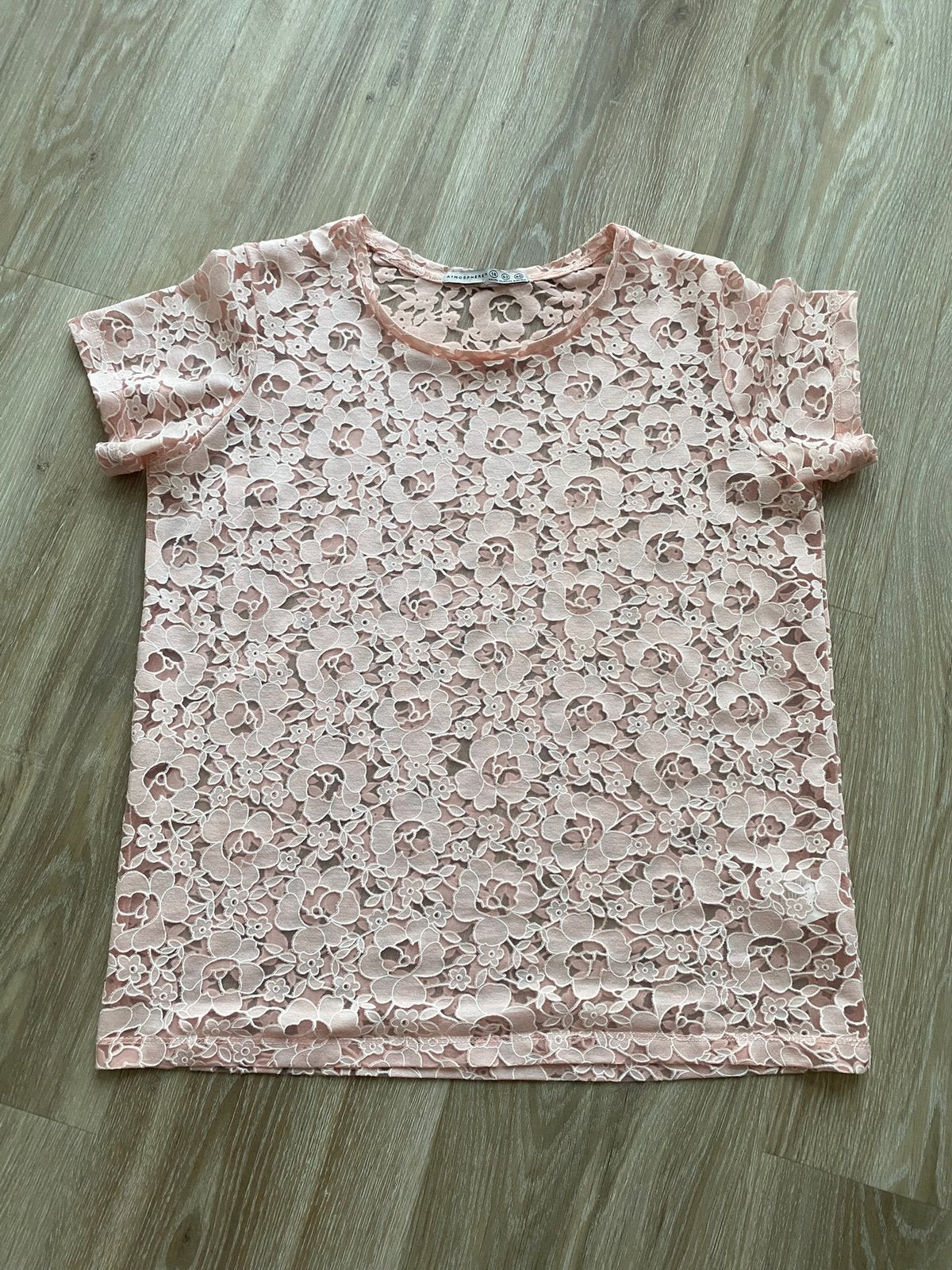 Roze Kanten Top Atmosphere/Primark Mt. 40/L, Maat 38/40 (M), Ophalen of Verzenden, Roze, Zonder mouw