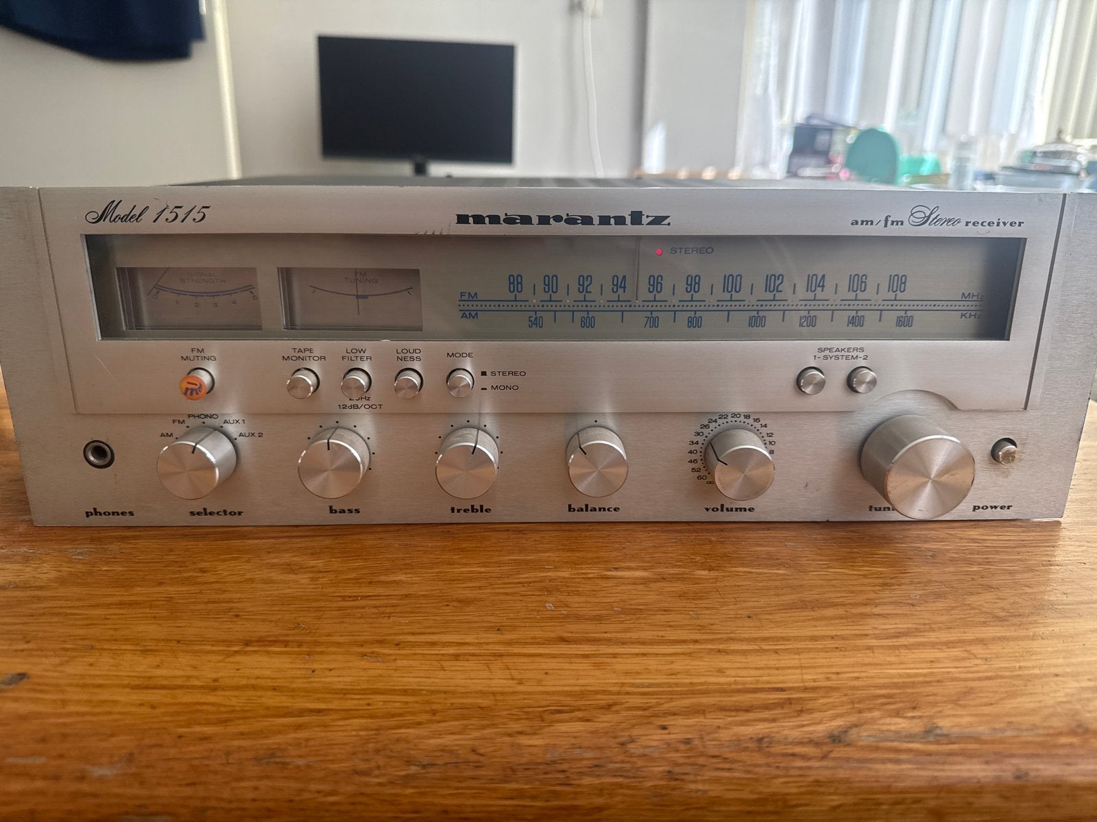 Marantz 1515 AM/FM Stereo Receiver - Getest en Werkend, Ophalen of Verzenden