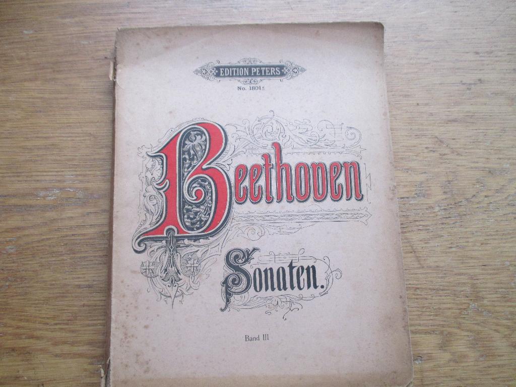 Beethoven sonaten band 3 -- piano, Gebruikt, Klassiek, Ophalen of Verzenden, Artiest of Componist