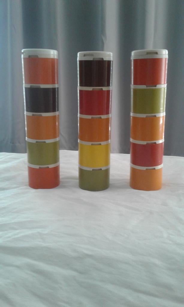Tupperware kruiden toren retro vintage 3x, Verzamelen, Retro, Ophalen, Huis en Inrichting