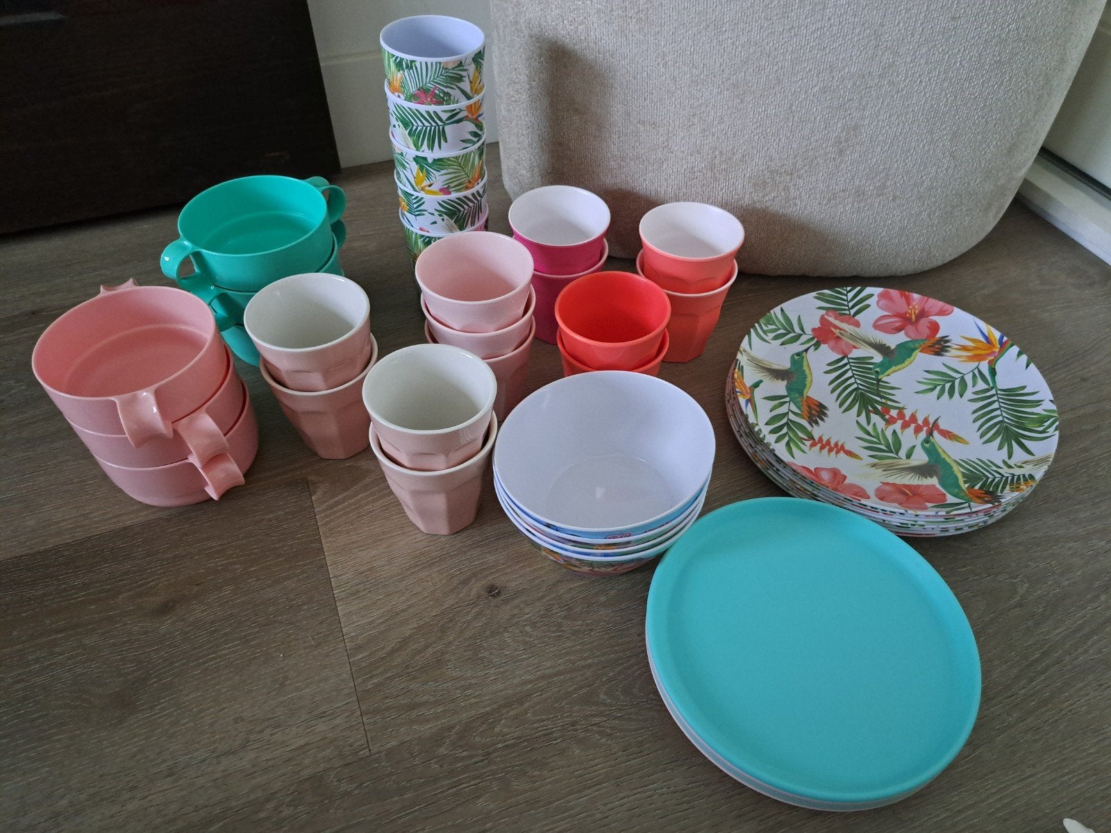 camping servies, Ophalen of Verzenden, Zo goed als nieuw