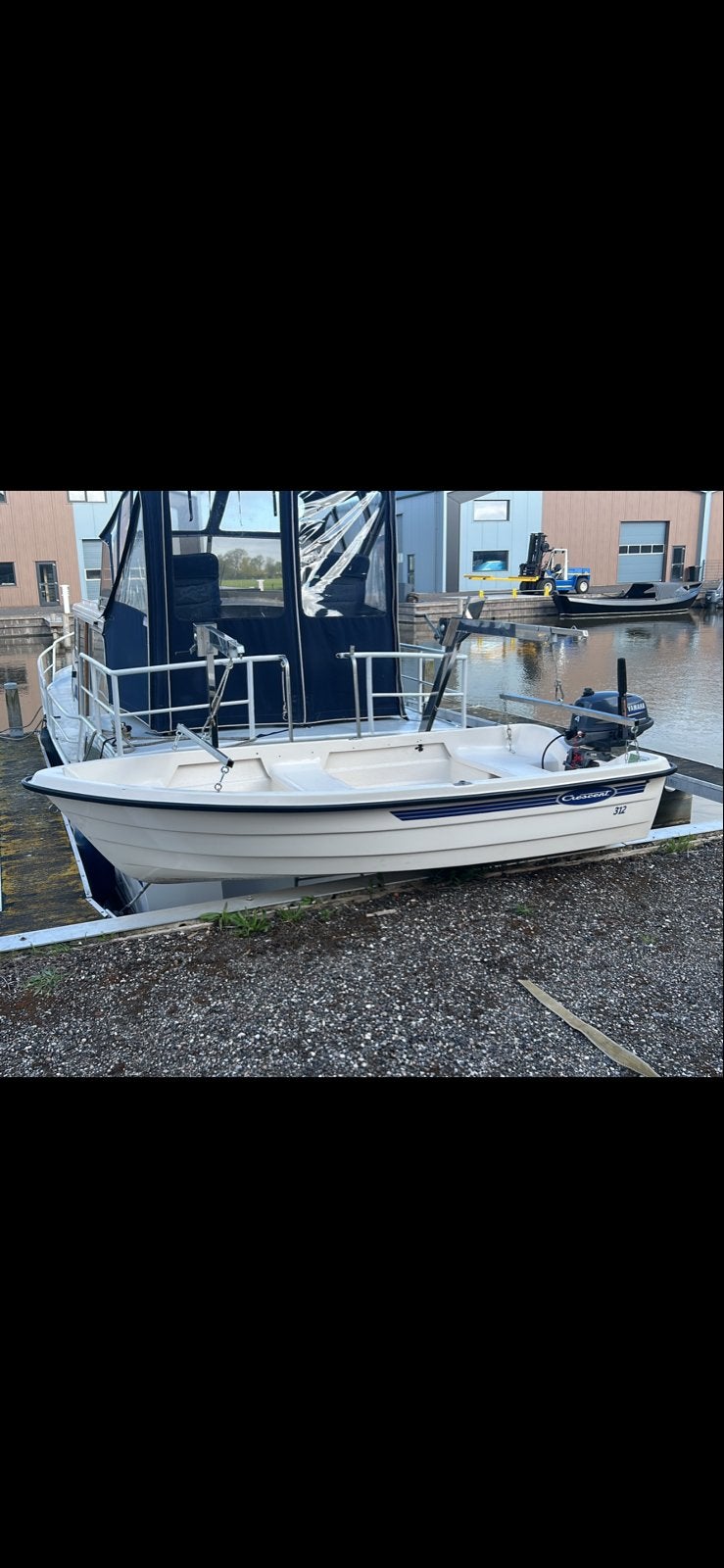 Crescent 312 met Yamaha 4 pk buitenboordmotor, Ophalen, Gebruikt, Motor en Techniek