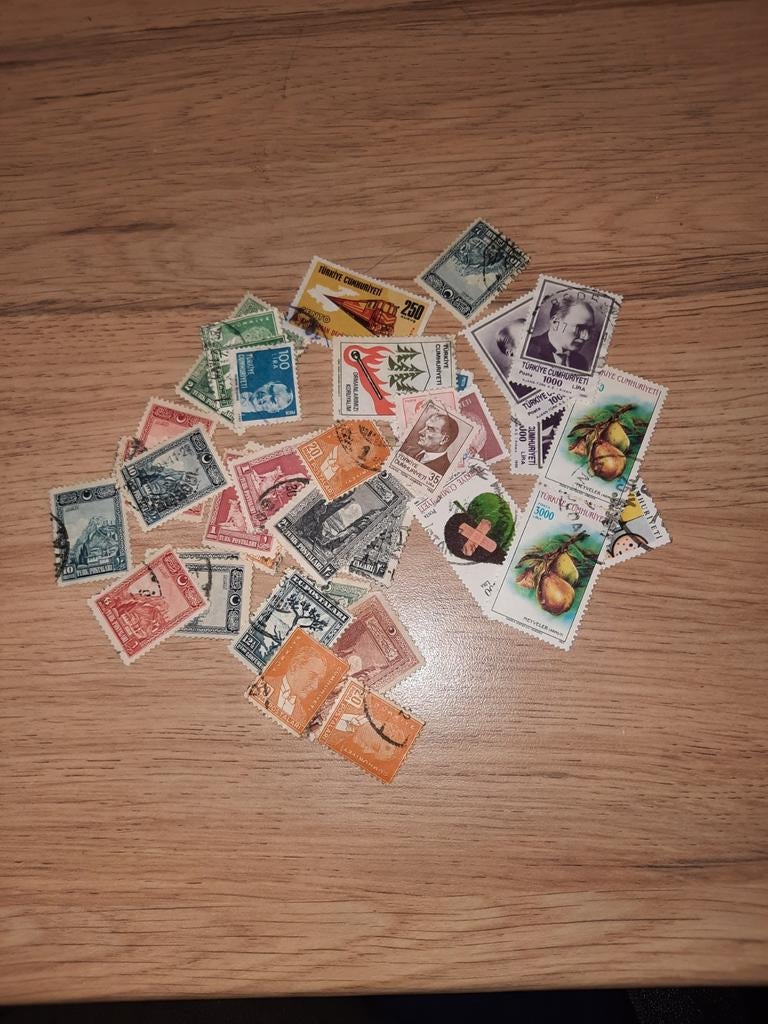 Gestempelde Turkse postzegels - Diverse collectie, Postzegels en Munten, Postzegels | Azië, Ophalen of Verzenden