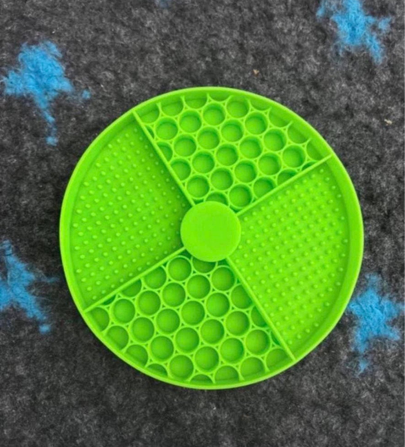Siliconen lickmat likimat groen anitslip, Ophalen of Verzenden, Anti-schrok, Nieuw