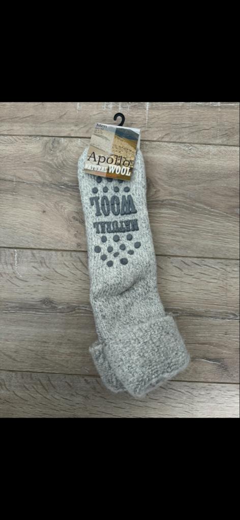 Apollo Wollen Sokken met Antislip - Maat 43-46, Kleding | Heren, Sokken en Kousen, Ophalen of Verzenden, Nieuw, Maat 39 t/m 42