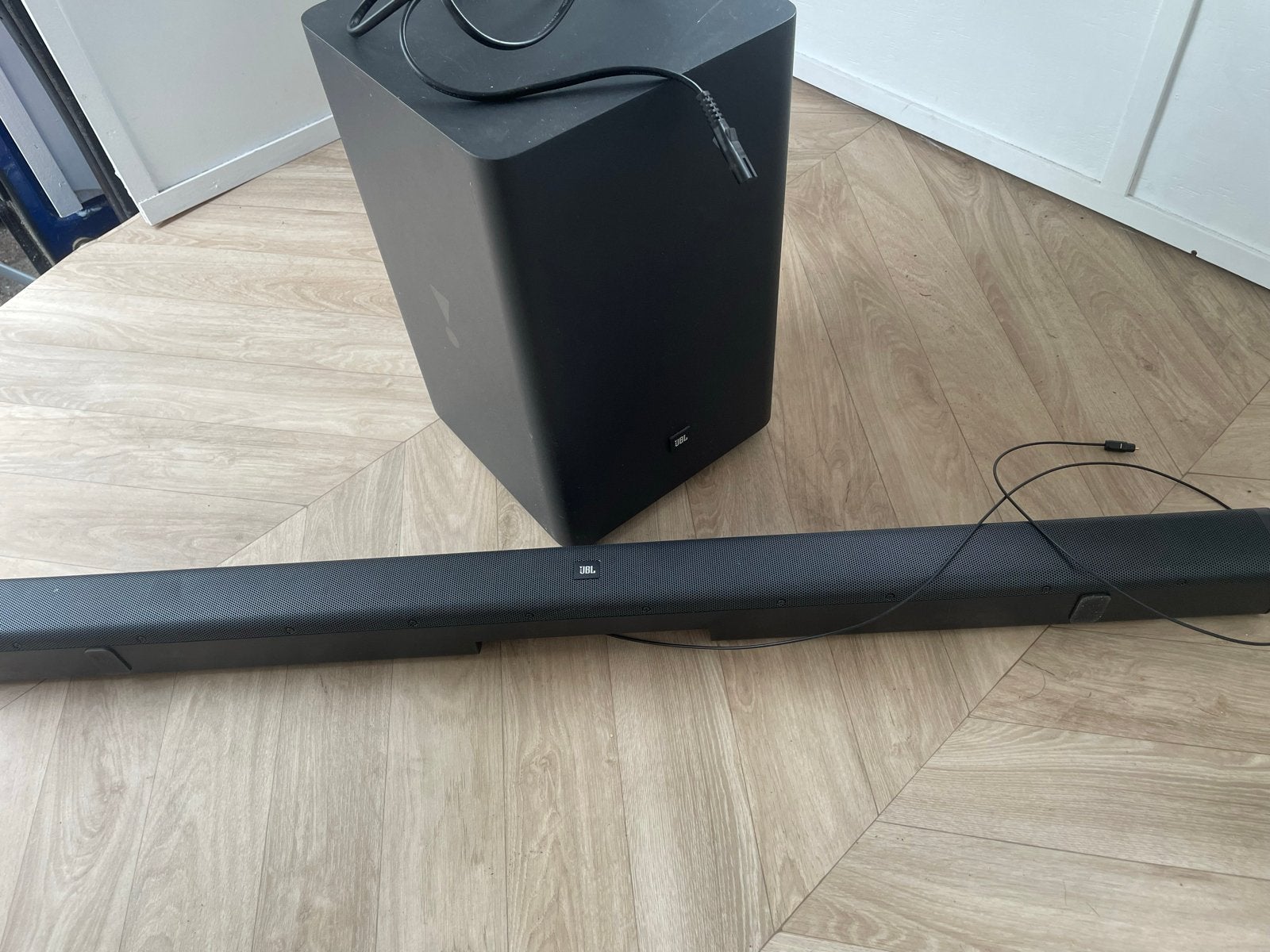 JBL BAR 2.1 Soundbar met draadloze subwoofer, Ophalen, Bluetooth, Gebruikt