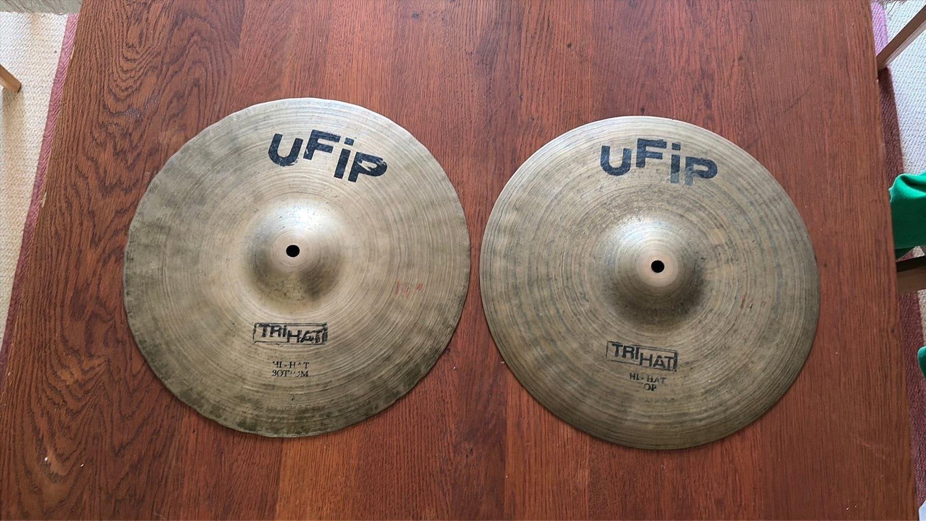 Ufip 14" Trihat hihat, Ophalen of Verzenden, Gebruikt, Overige merken