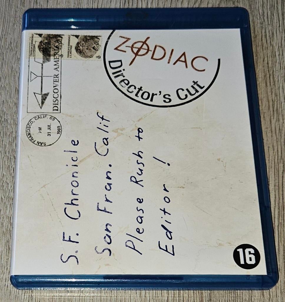 Zodiac - Director's Cut - Blu-ray - Thriller/Misdaad, Cd's en Dvd's, Blu-ray, Ophalen of Verzenden, Zo goed als nieuw, Thrillers en Misdaad