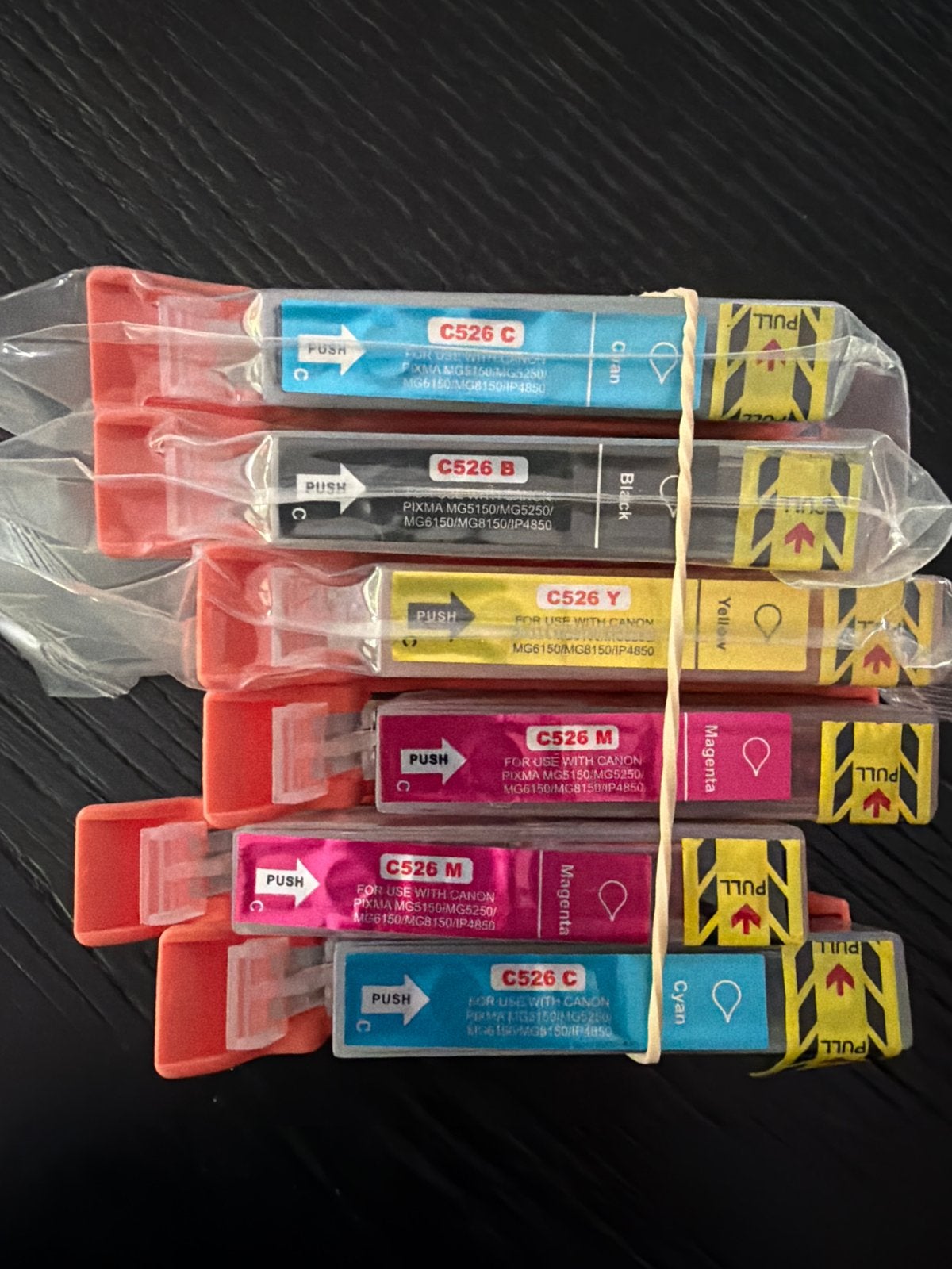 Canon C526 Inktcartridges - Diverse Kleuren (6 stuks), Computers en Software, Ophalen of Verzenden, Nieuw