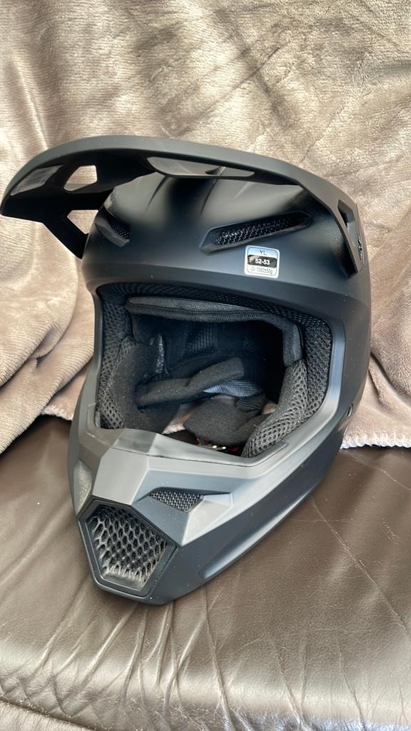Splinter nieuwe fox helm kind YL 52-53 adv lezen, Motoren, Ophalen of Verzenden, Offroadhelm, Overige merken