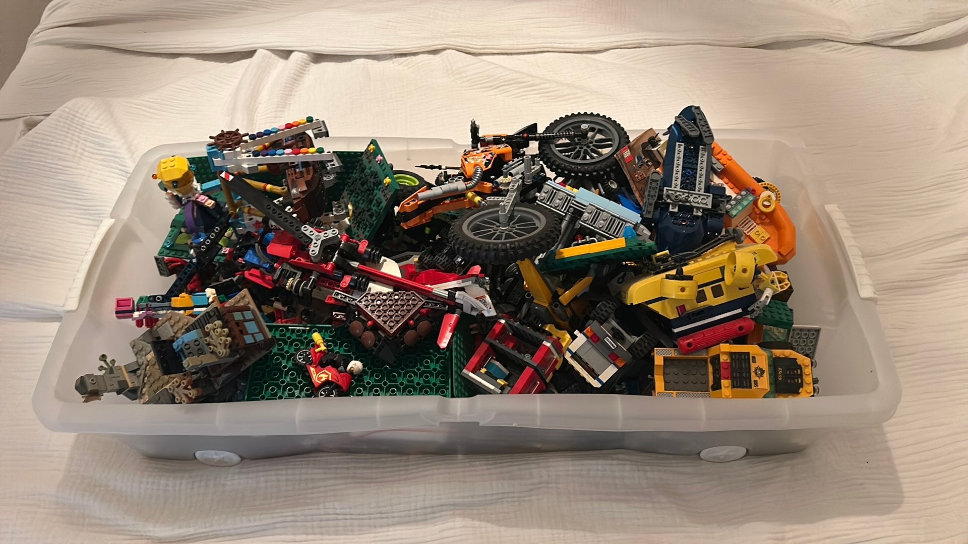 Bak LEGO, Ophalen, Zo goed als nieuw