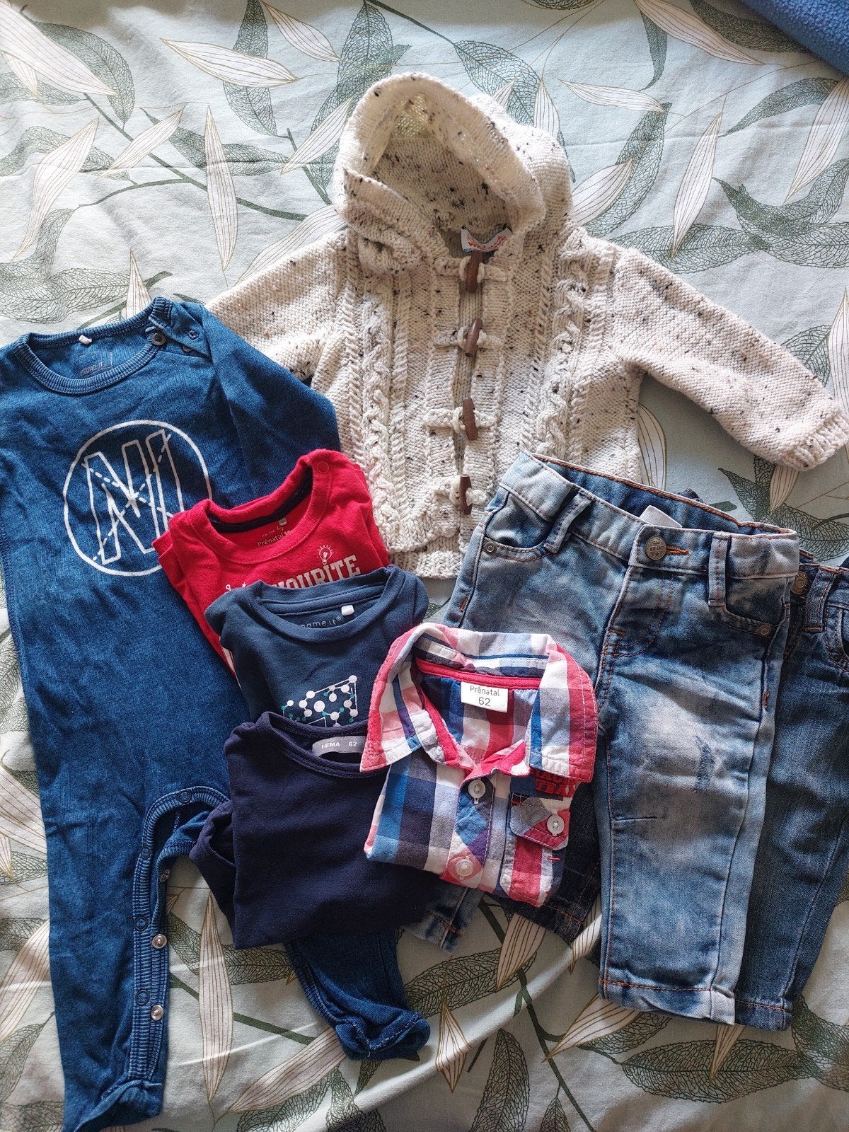 Babykleding pakket maat 62 - Jongen, Kinderen en Baby's, Ophalen of Verzenden, Zo goed als nieuw, Jongetje, Broekje