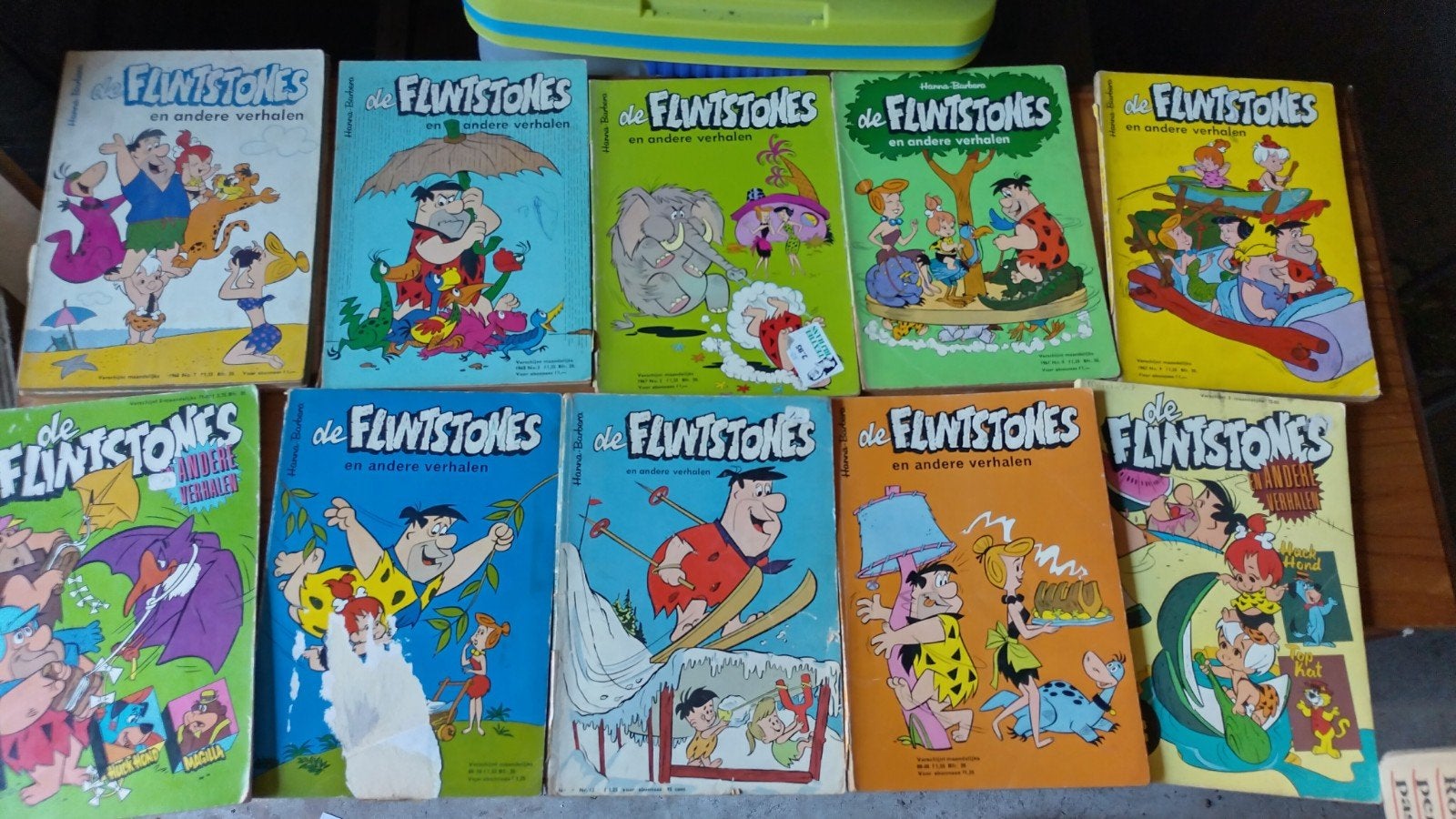De Flintstones stripboeken (14 stuks), Meerdere stripboeken, Ophalen, Gelezen