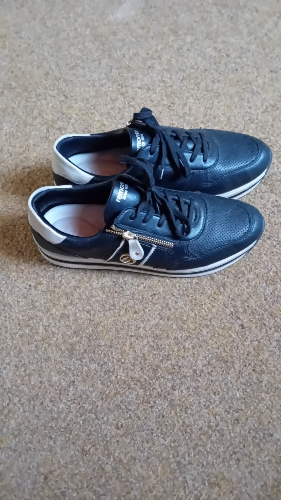 Remonte sneakers, Ophalen, Zwart, Remonte, Sneakers of Gympen