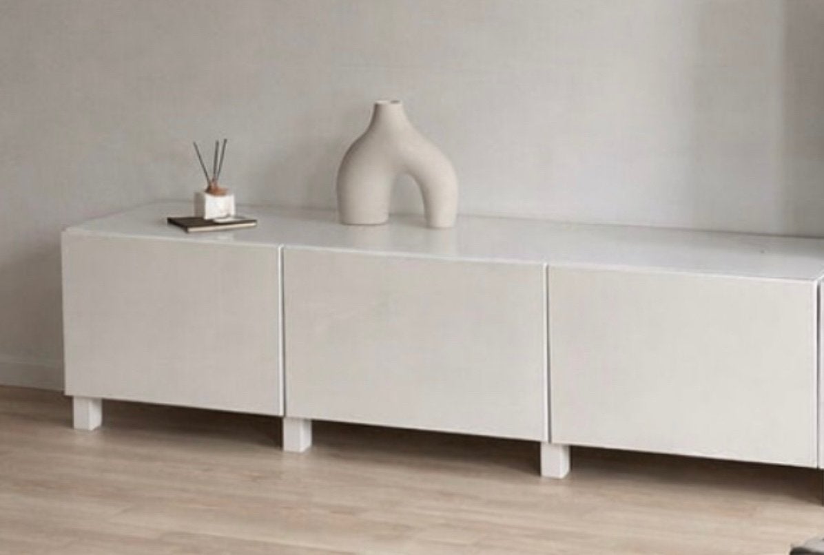 Ikea besta tv meubel dressoi met glasplaat, Ophalen, Minder dan 50 cm, Zo goed als nieuw, Minder dan 100 cm