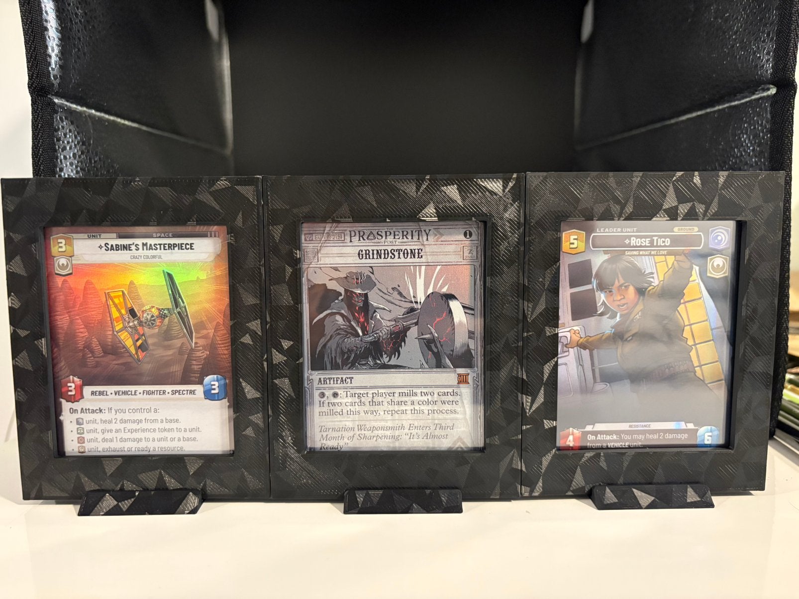 diamond black front toploader card case stand, 3 stuks, Ophalen of Verzenden, Nieuw, Overige typen