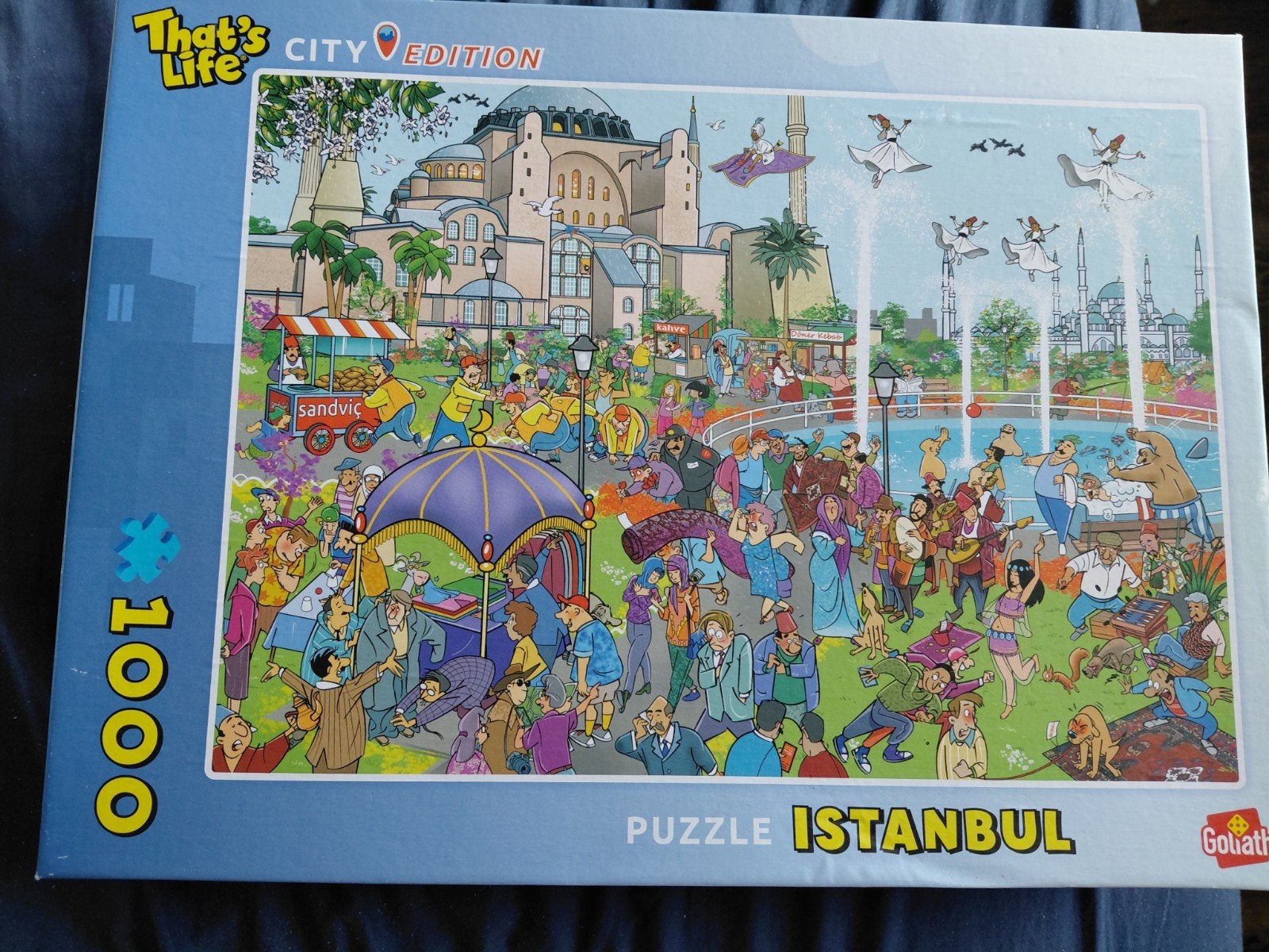 puzzel 1000 stukjes, Ophalen of Verzenden, 500 t/m 1500 stukjes, Zo goed als nieuw, Legpuzzel
