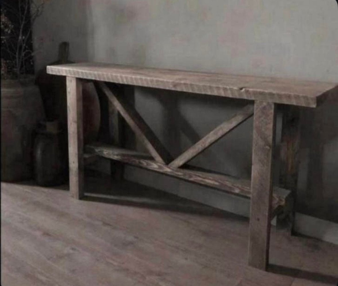 ~Stoer Sober Landelijk Houten Sidetable/Wandtafel~, Ophalen of Verzenden, Nieuw