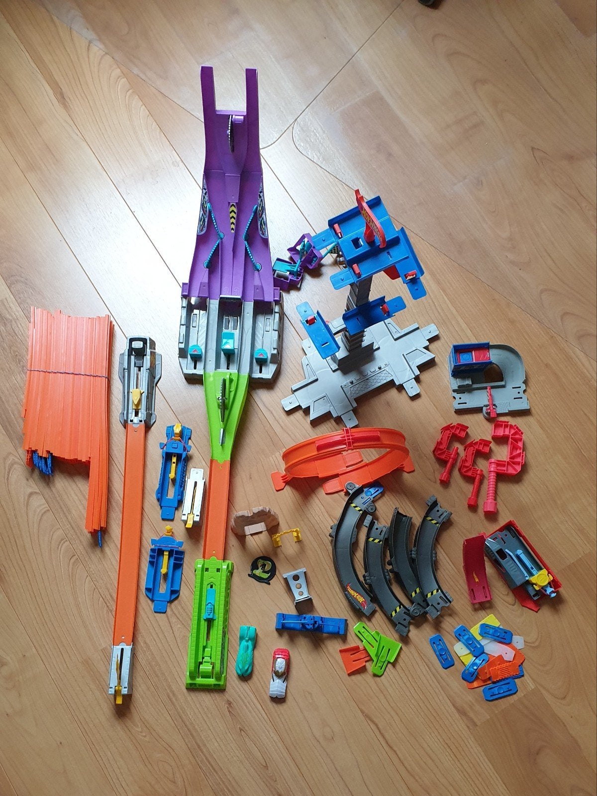 Hot wheels banen, Kinderen en Baby's, Ophalen of Verzenden, Hot Wheels, Handmatig, Met looping