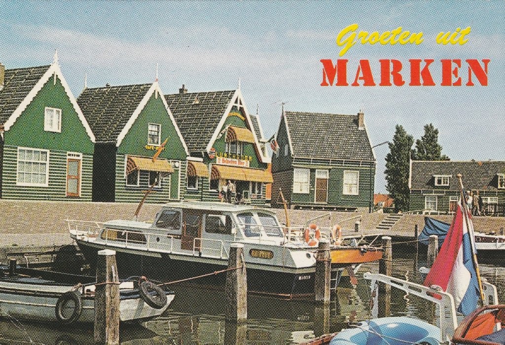 MARKEN Haven Groeten, Verzenden, 1980 tot heden, Gelopen, Noord-Holland