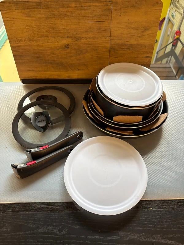 Tefal Ingenio So Light - 11-delig - inductie - stapelbaar, Huis en Inrichting, Keuken | Potten en Pannen, Gebruikt, -, -, Ophalen of Verzenden