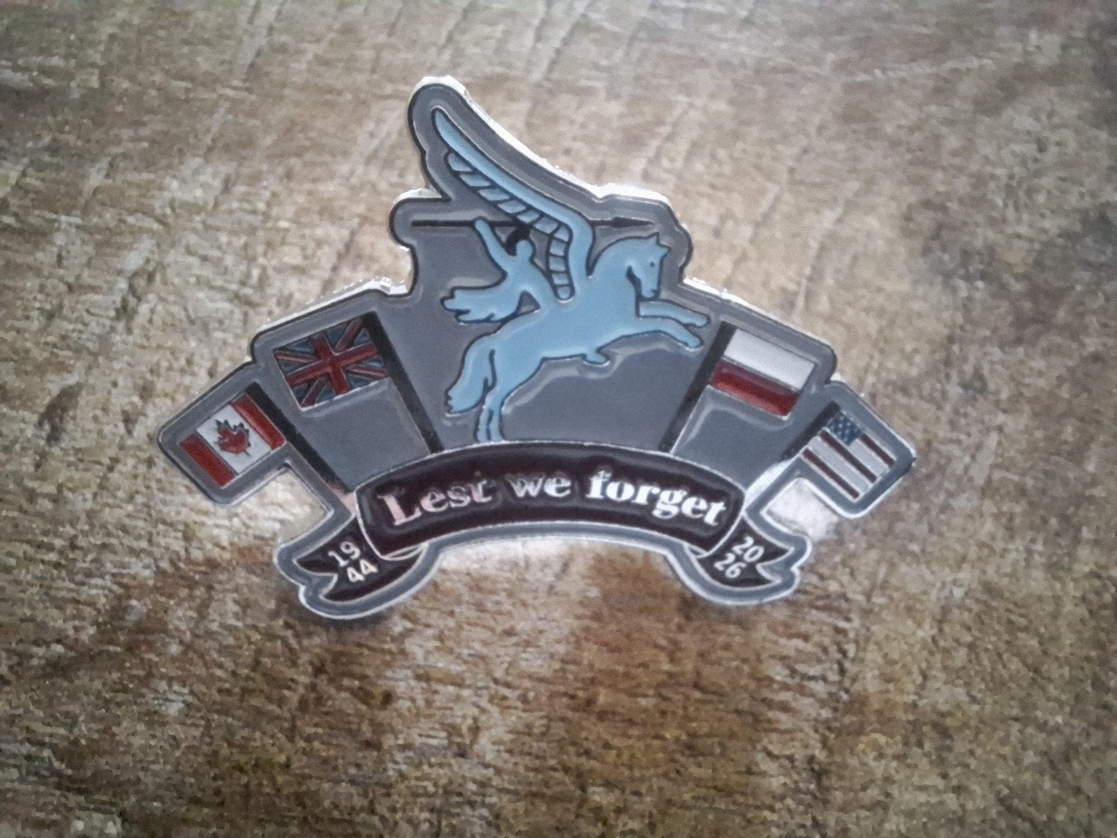 Herdenkings pin lest we forget, Airborne,  marketgarden, Ophalen, Nederland, Overige typen