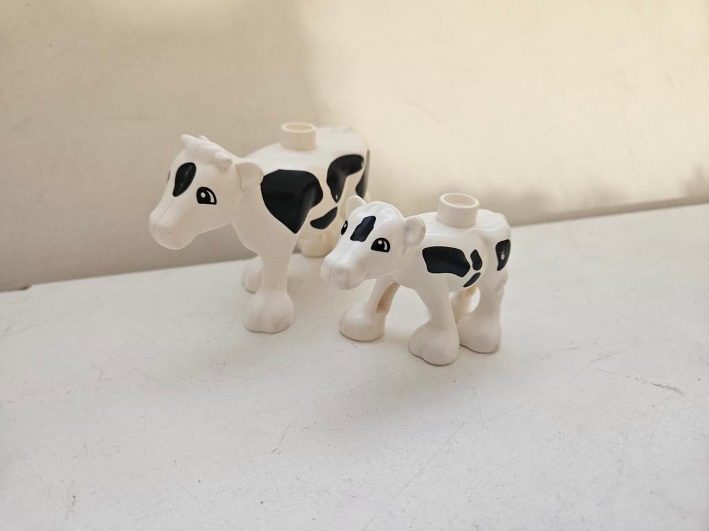 Lego Duplo Koe met Kalf - Boerderijdieren, Ophalen of Verzenden, Zo goed als nieuw, Losse stenen, Duplo