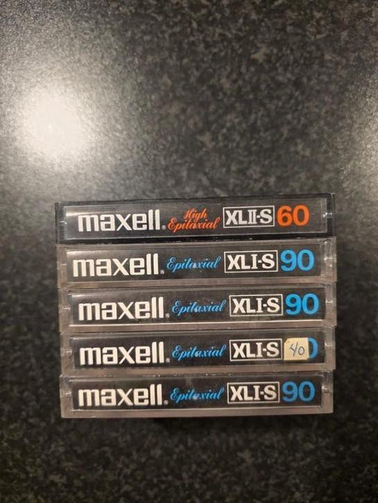 Maxell Epitaxial XLII-S Cassettebandjes en XL-I-S, Cd's en Dvd's, Cassettebandjes, Ophalen of Verzenden