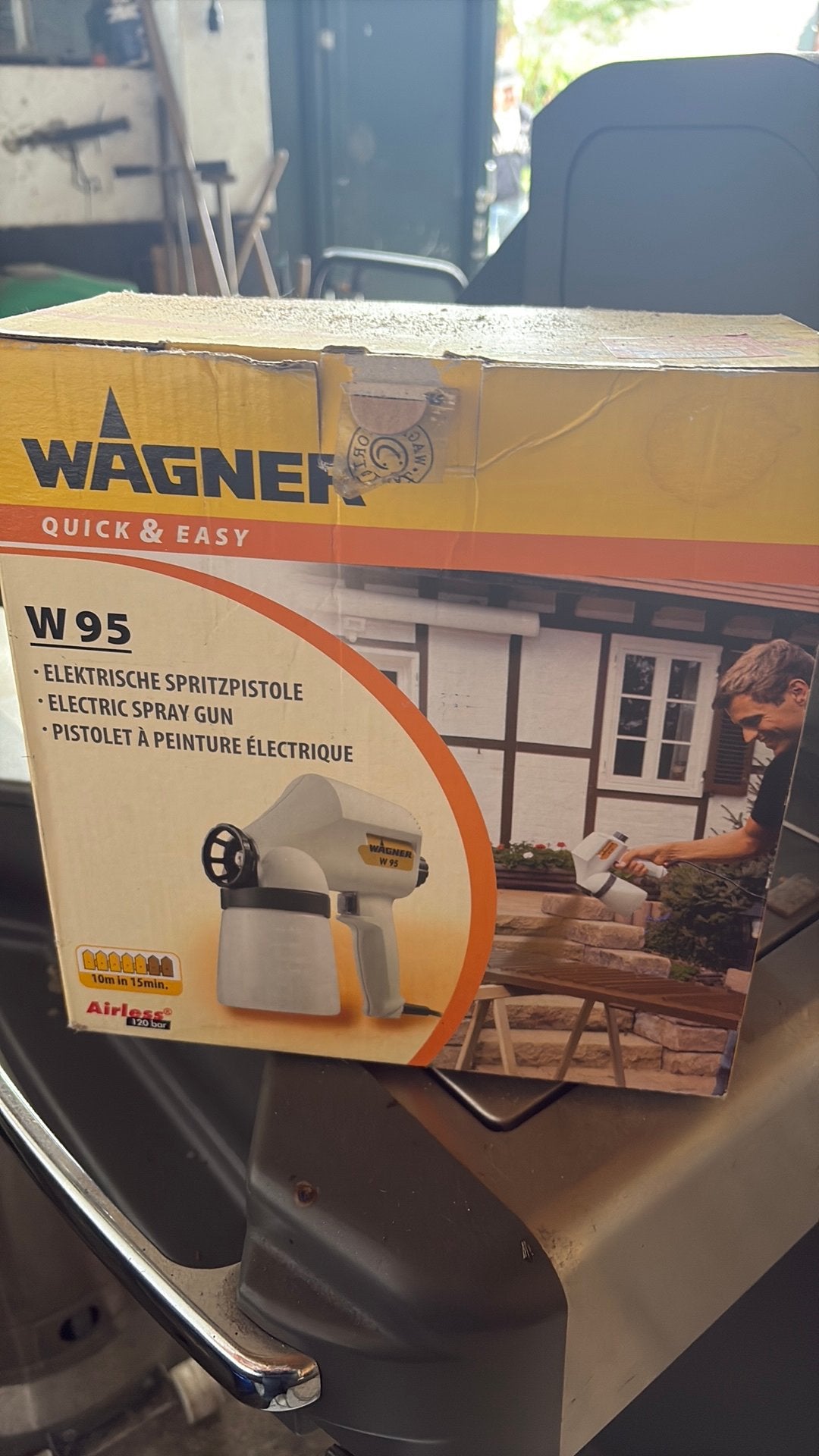 Wagner quick and easy elektrische spritzpistole, Ophalen of Verzenden, Nieuw, Verfspuit of Verfpomp