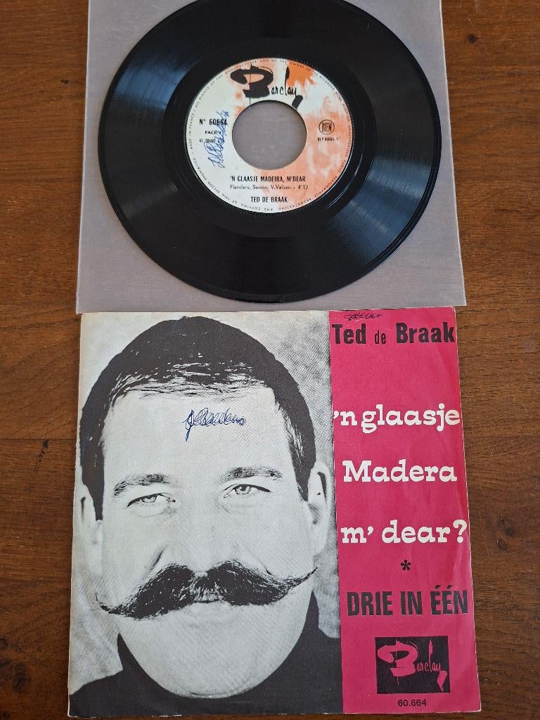 Ted de Braak,'n glaasje Madera, Gebruikt, 7 inch, Single, Ophalen of Verzenden