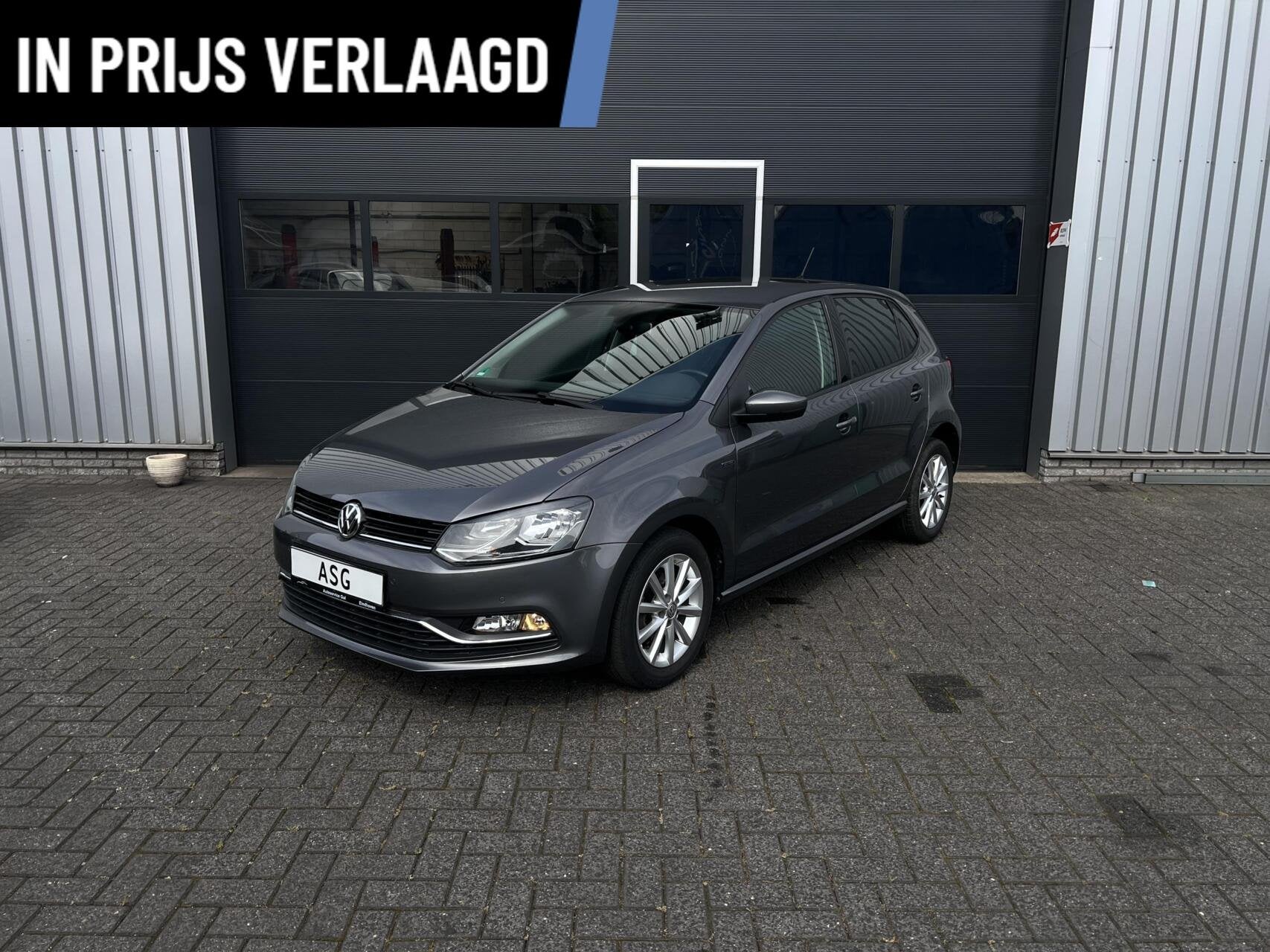 Volkswagen Polo 1.0 Lounge |GARANTIE|PDC|MULTI STUUR|ONDERHO, Stof, Gebruikt, Zwart, Bedrijf