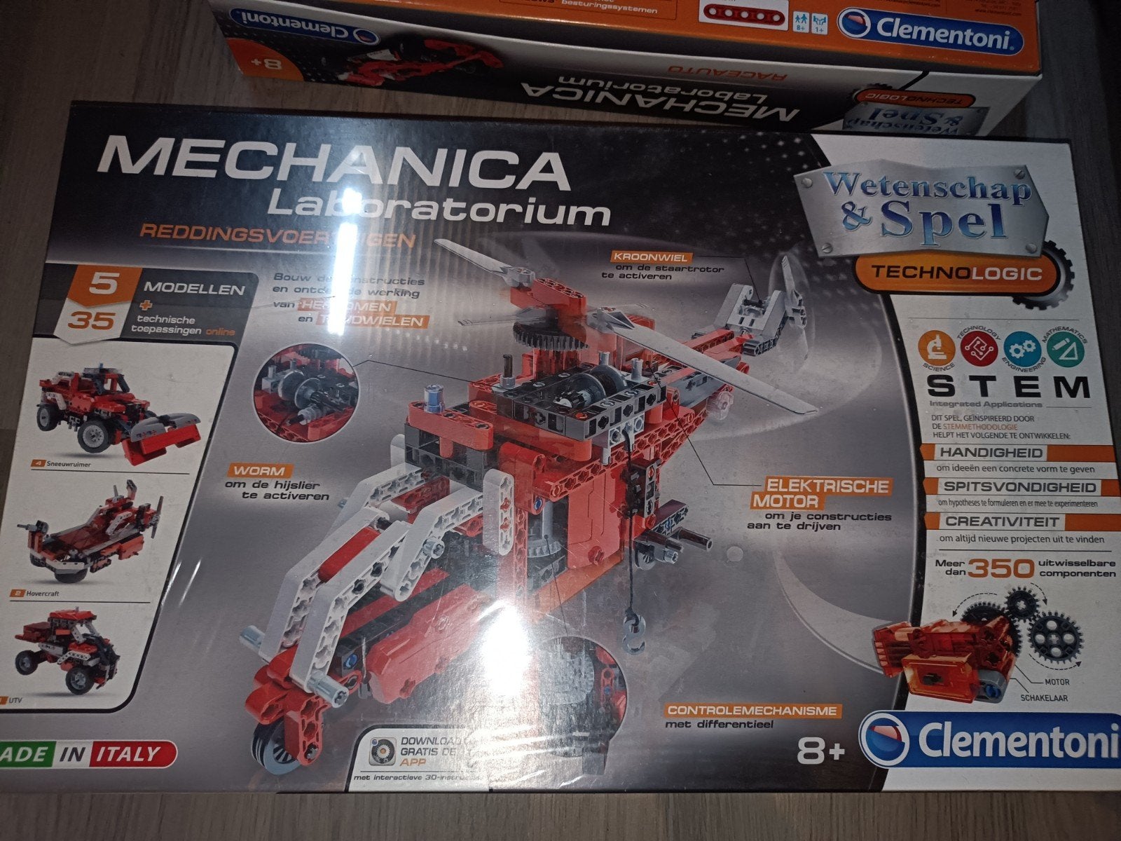 Clementoni Mechanica Laboratorium Helikopter Nieuw, Ophalen of Verzenden, Nieuw, Bouwen