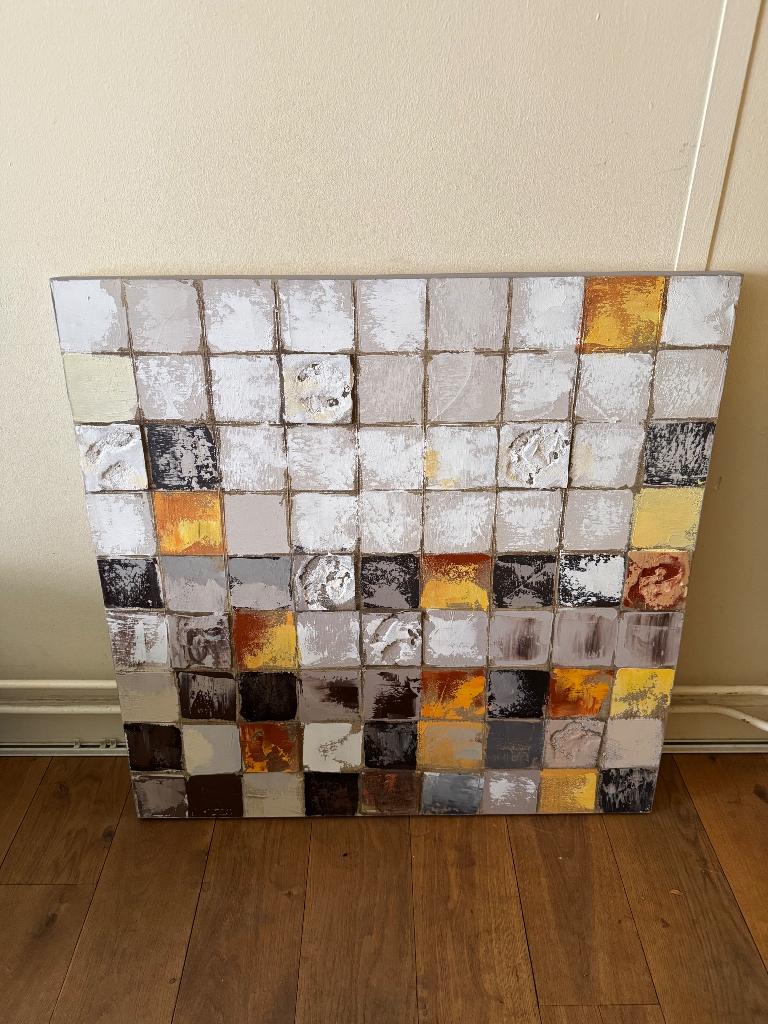 Canvas, Huis en Inrichting, Woonaccessoires | Schilderijen, Tekeningen en Foto's, Ophalen, Zo goed als nieuw, Schilderij, 75 tot 100 cm