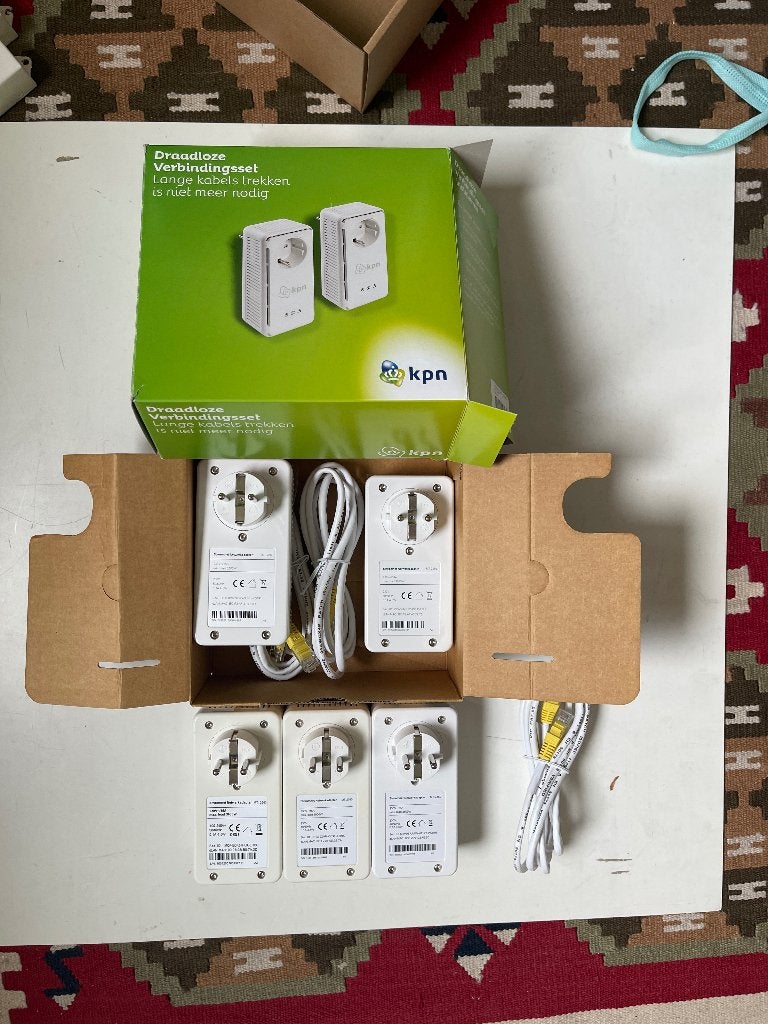 Draadloze KPN Stroomnet Wifi Adaptors, Ophalen of Verzenden, Zo goed als nieuw, KPN